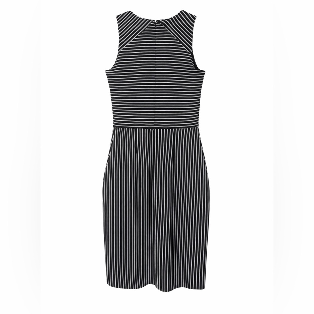 Banana Republic Black and White Striped Strapless Dress - Picture 3 of 4